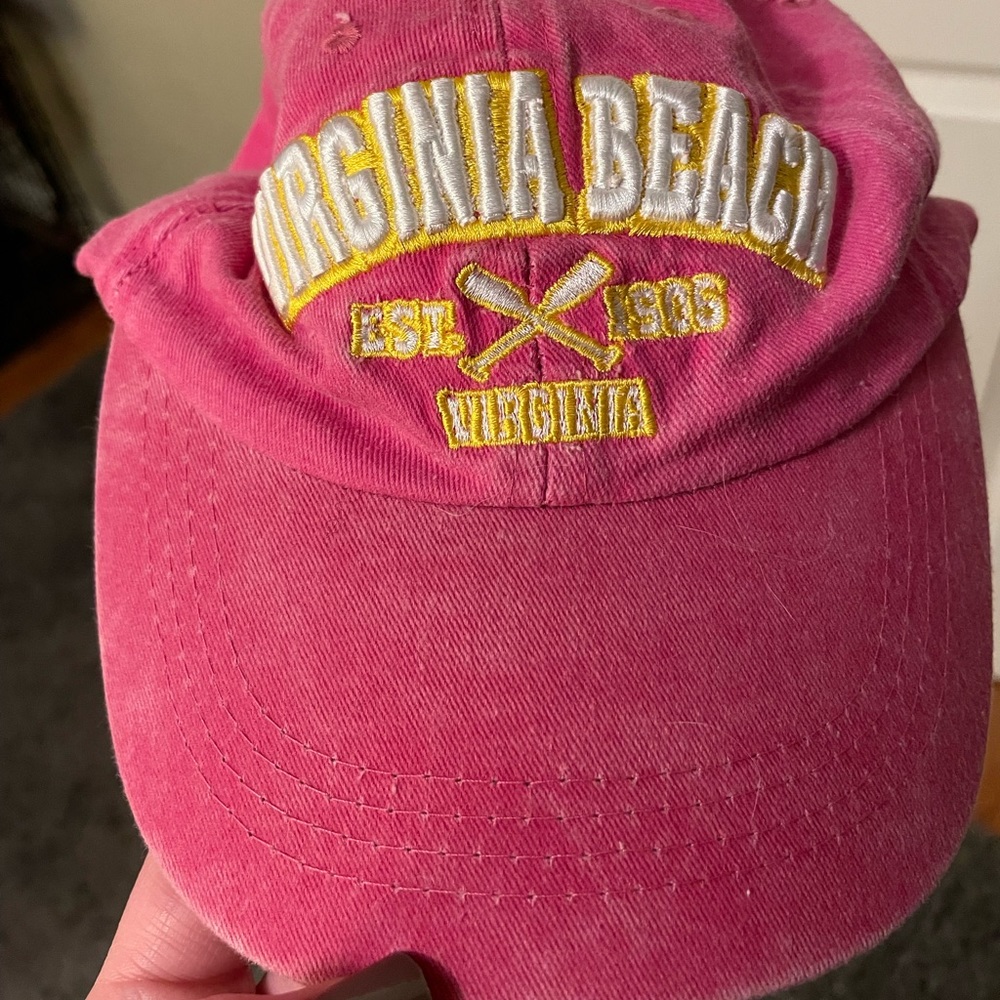 SOLD Virginia Beach Lucky 7 pink hat